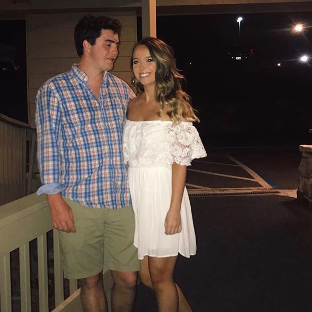 Off the Shoulder Crochet Dress